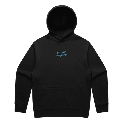 Black front flat lay