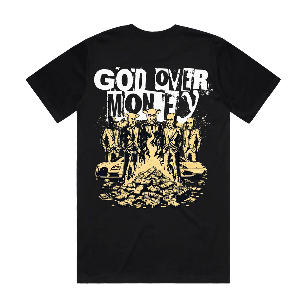 God Over Money Tee | Yellow