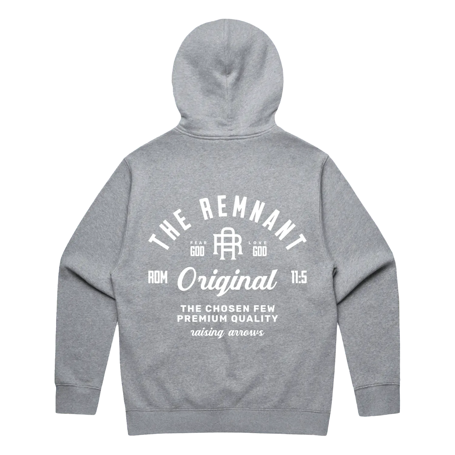Grey Marle back flat lay