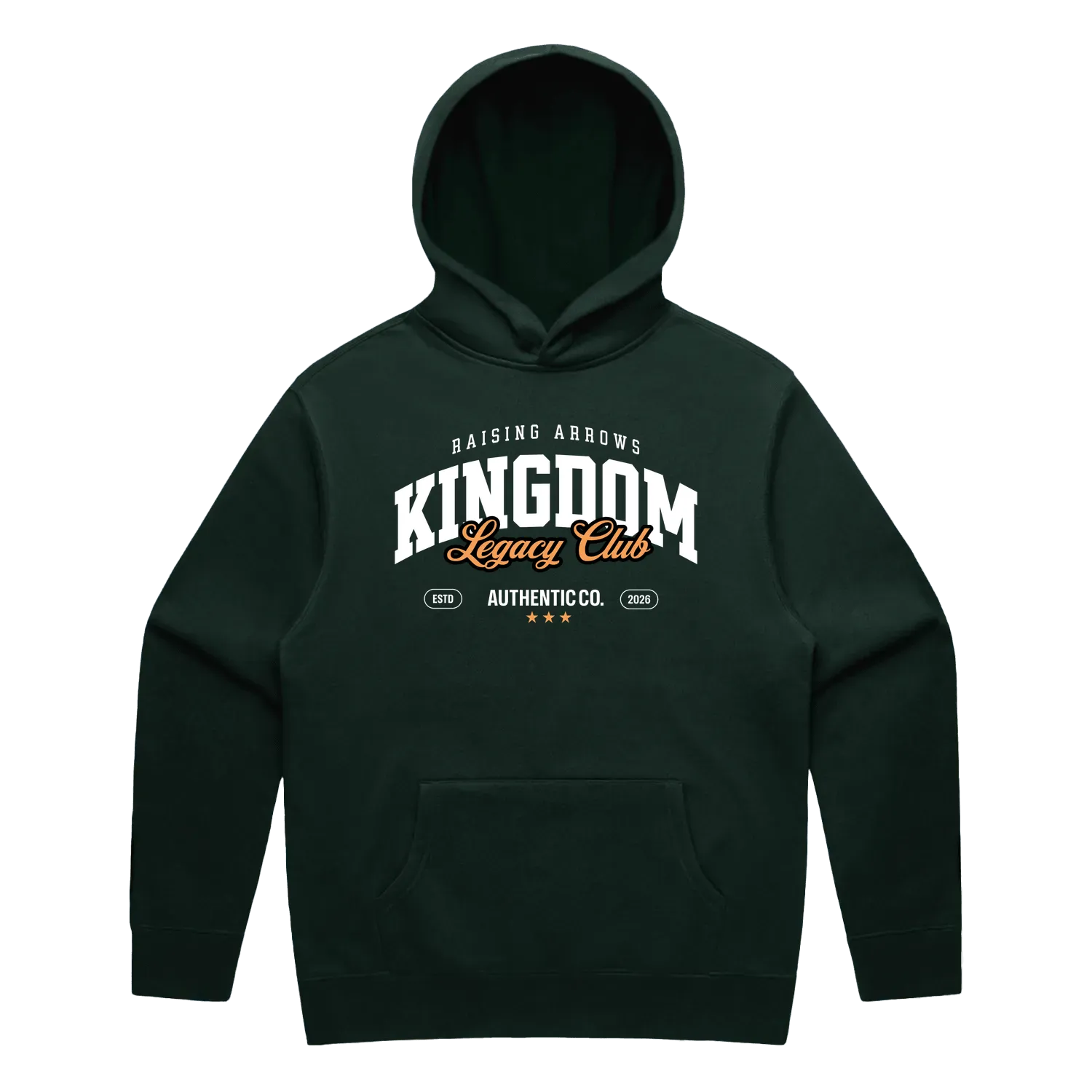 Pine Green front flat lay