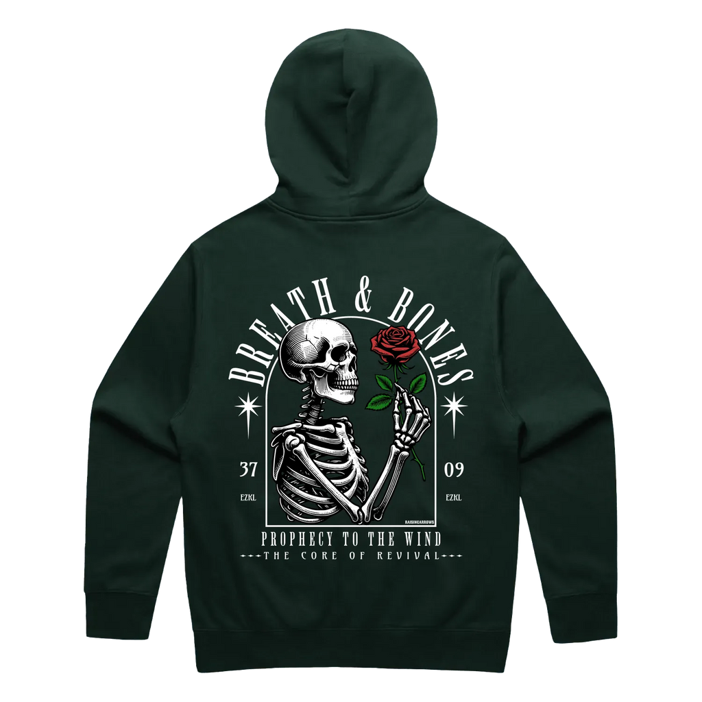 Pine Green back flat lay