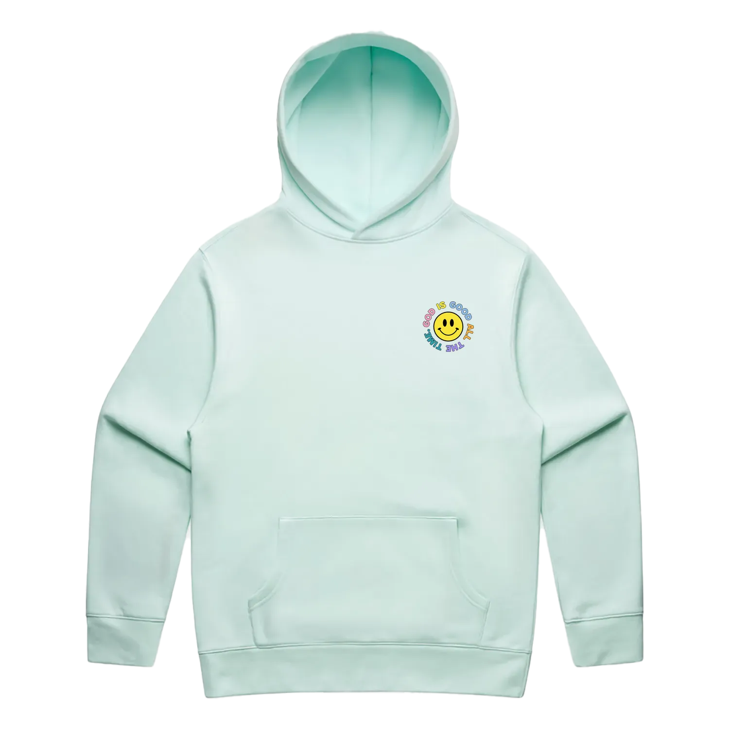 Seafoam front flat lay