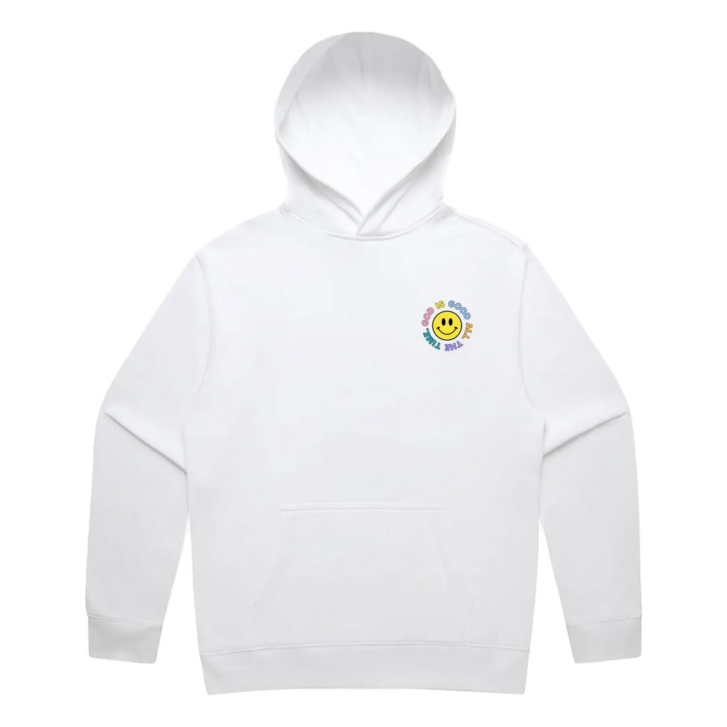 White front flat lay