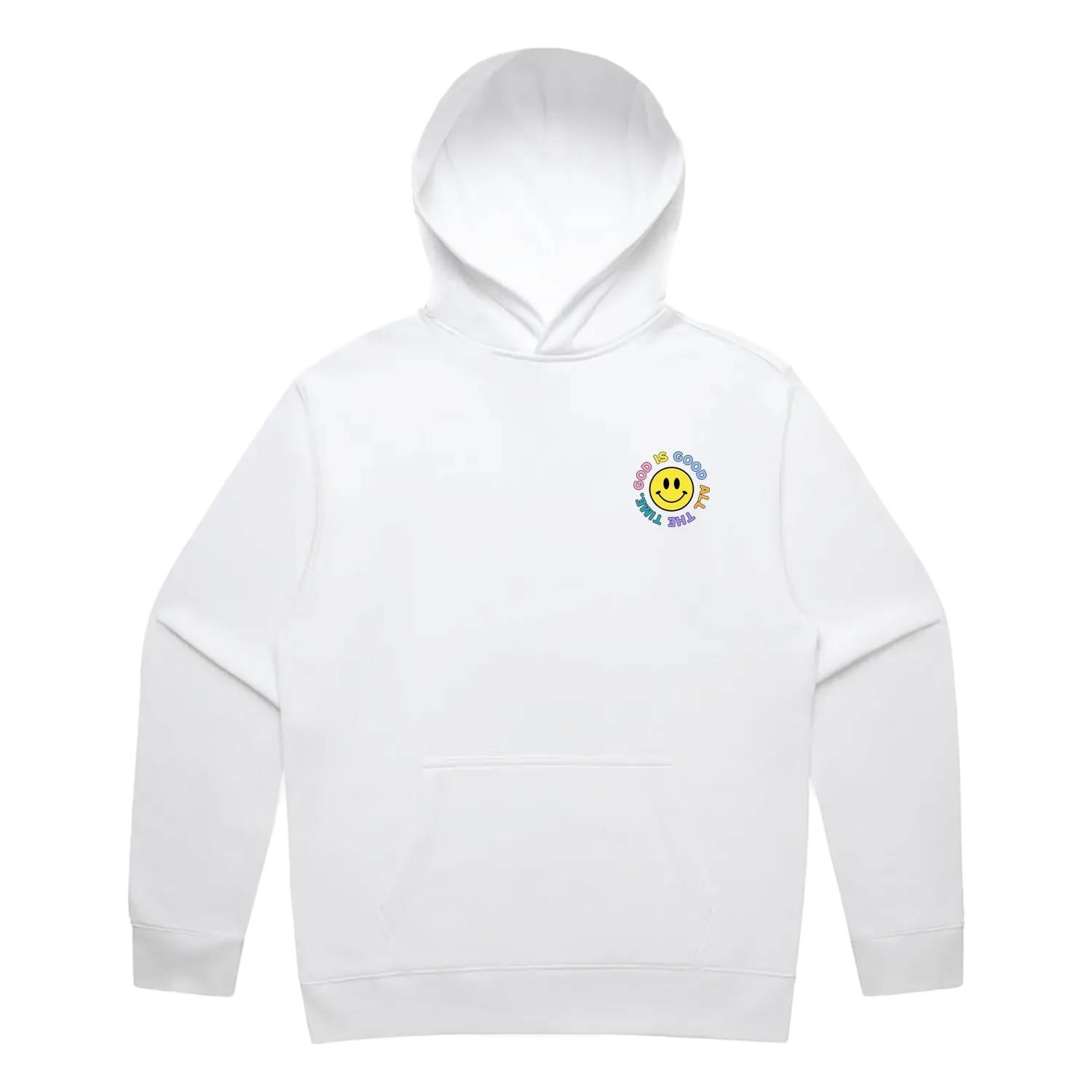 White front flat lay