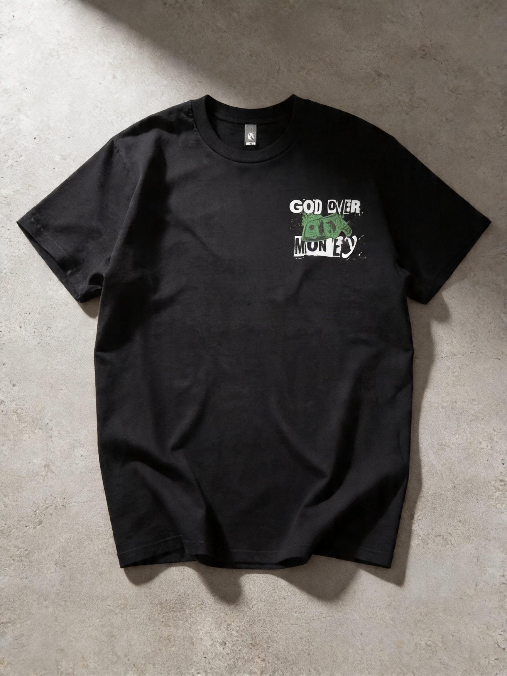 God Over Money Tee | Green