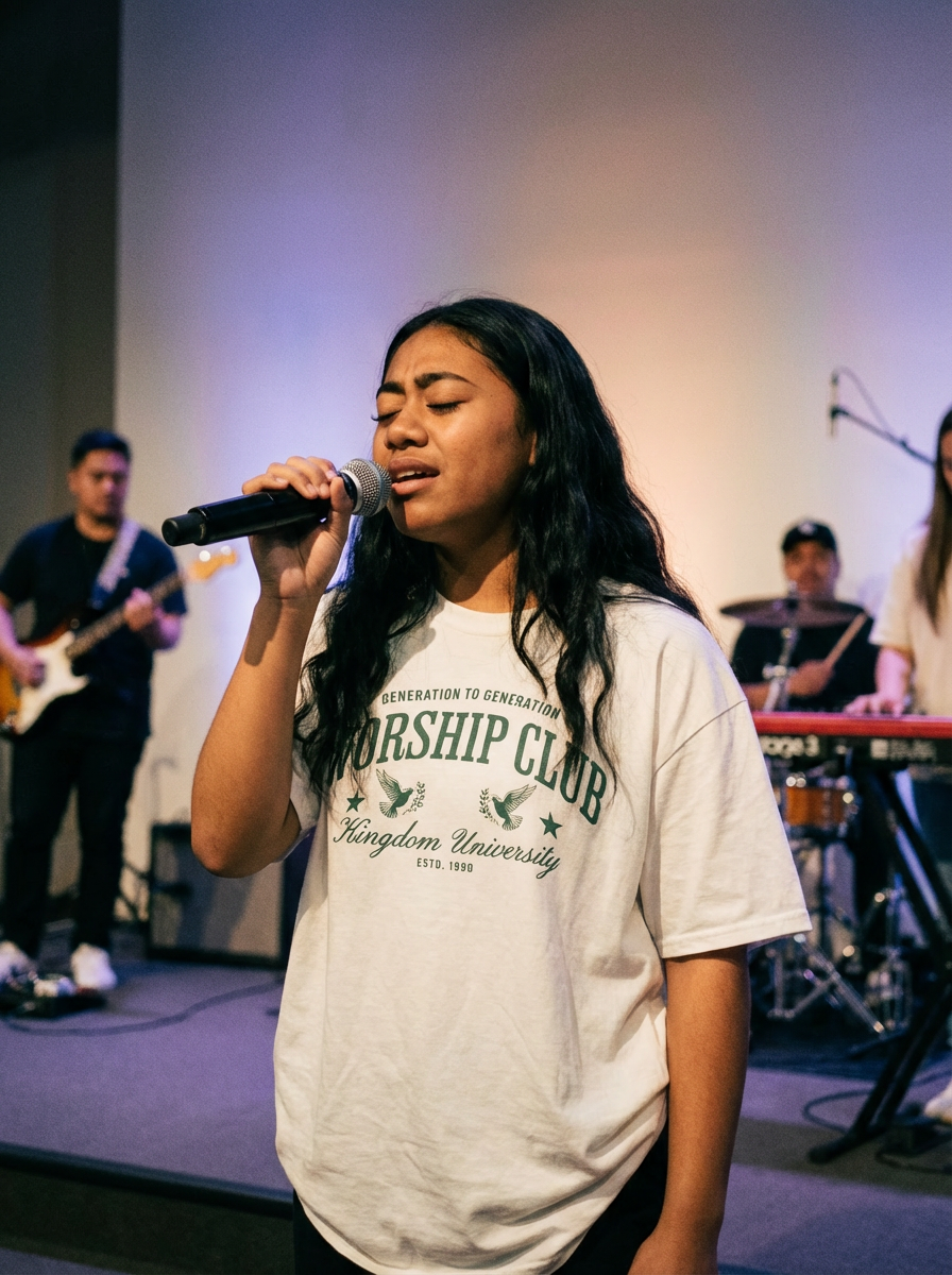 WORSHIP CLUB TEE – KINGDOM UNIVERSITY